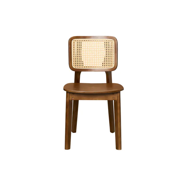 (As-is) Arine Rattan Dining Chair - Walnut - 15
