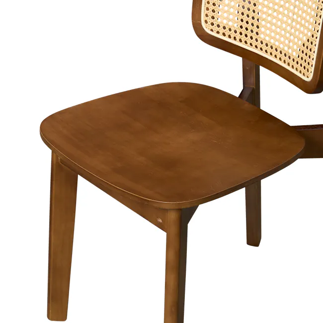 (As-is) Arine Rattan Dining Chair - Walnut - 16