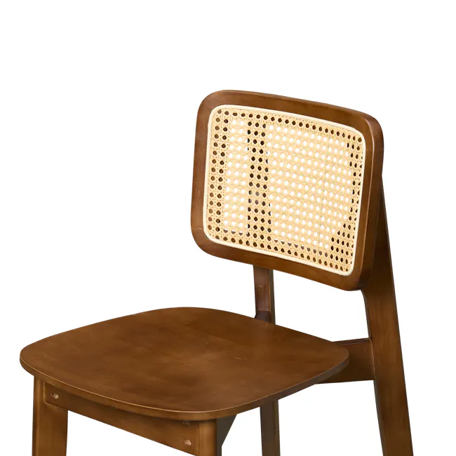 (As-is) Arine Rattan Dining Chair - Walnut - 17