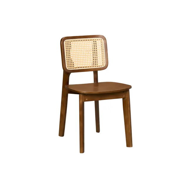 (As-is) Arine Rattan Dining Chair - Walnut - 9