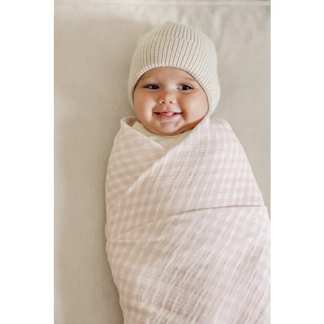 Soft Spot Soft Swaddle/Towel - Rosewater - 6