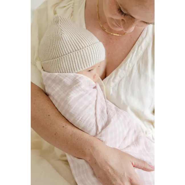 Soft Spot Soft Swaddle/Towel - Rosewater - 3