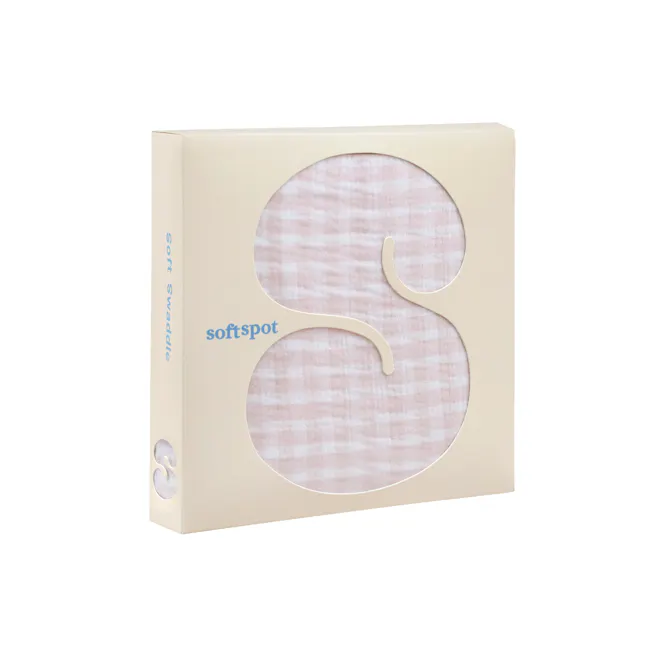 Soft Spot Soft Swaddle/Towel - Rosewater - 1