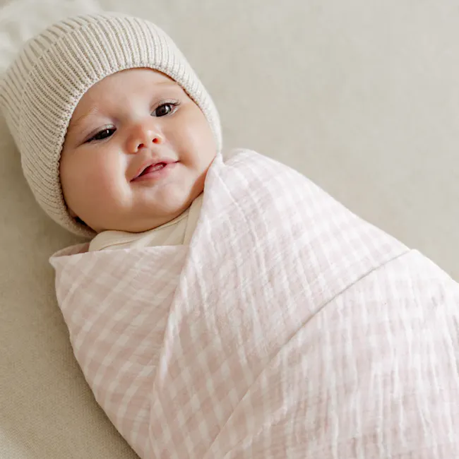 Soft Spot Soft Swaddle/Towel - Rosewater - 2