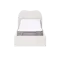 Lyra Super Single Adjustable Bed - White Boucle