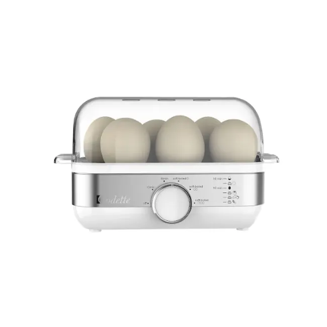 Odette Multifunction Automatic Soft and Hard Egg Boiler - 2 - electric toaster, white toaster, modern kitchen appliance