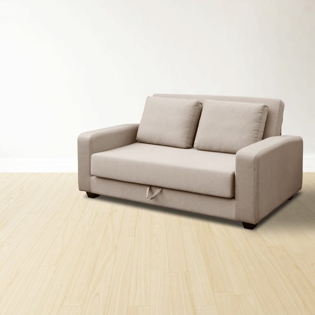 Karl Sofa Bed - Taupe - 1