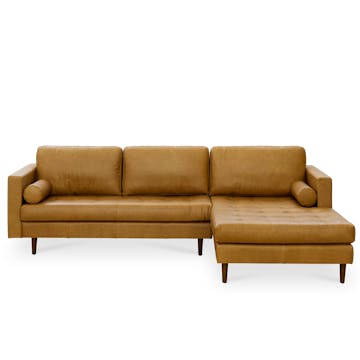 Italian Leather Sofa Set with Faux Cowhide Pillows | On Sale | Free Delivery