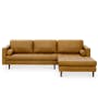 Nolan L-Shaped Sofa - Saddle Tan (Premium Aniline Leather) - 0