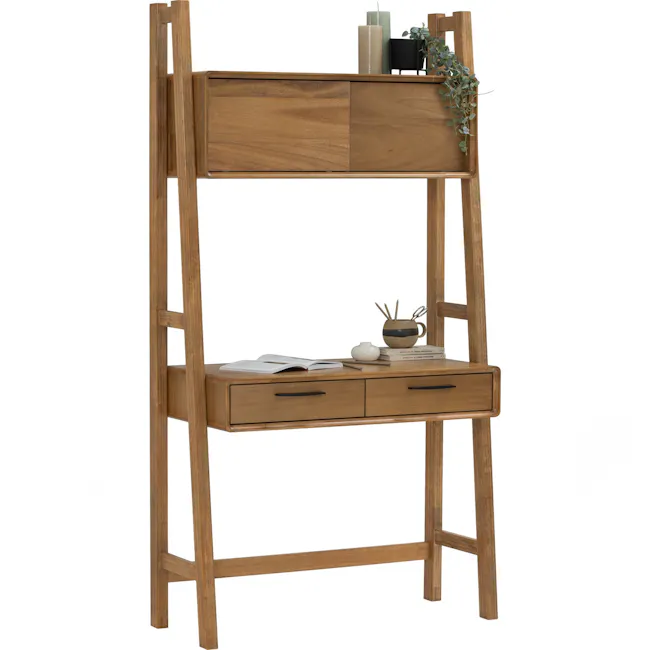 Toronto Wall Desk with Shelf 0.9m - 3