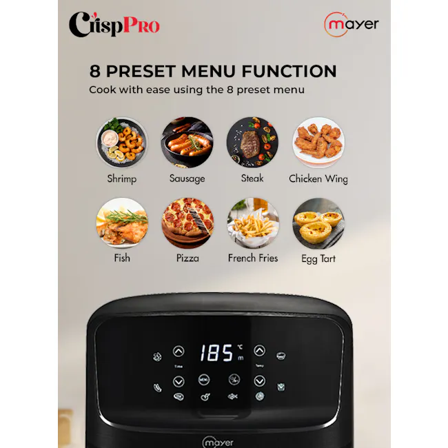 Mayer 4.5L Digital Air Fryer MMAF450D - 6