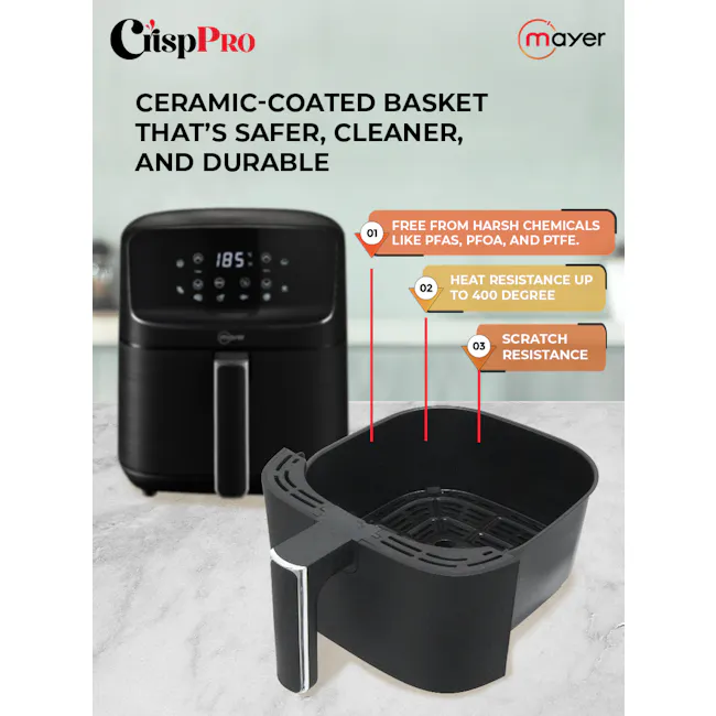 Mayer 4.5L Digital Air Fryer MMAF450D - 7