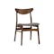 Macy Dining Chair - Cocoa, Grey (Fabric) - 0