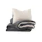 Bodyluv PO-ONG Blanket - Cream White & Charcoal (2 Sizes)