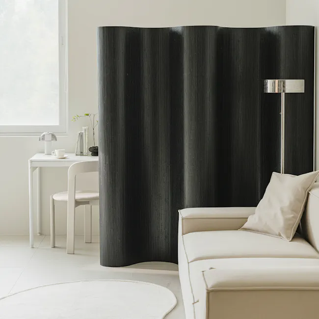 Rollie Room Divider - Black - 2