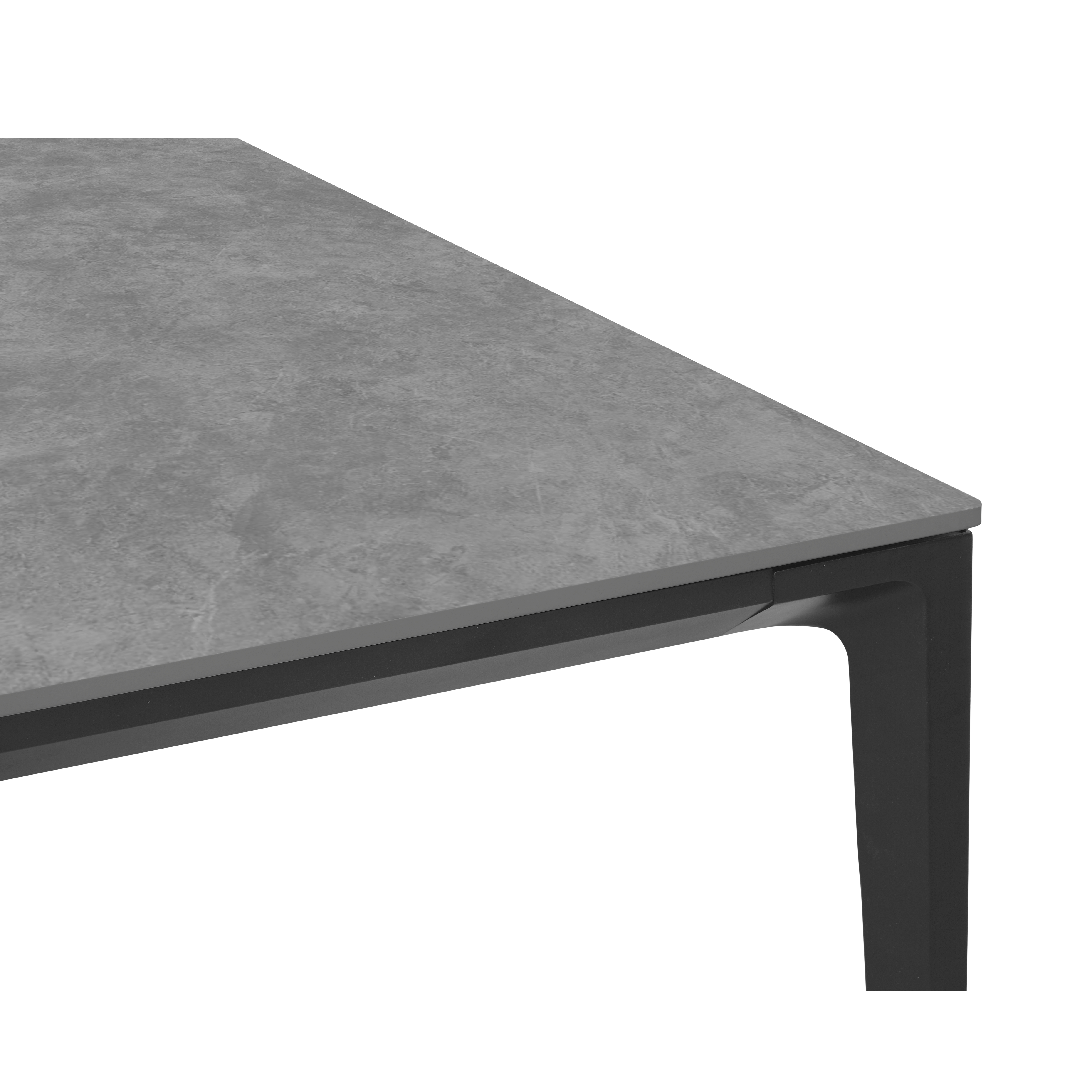 concrete grey dining table