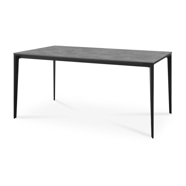 Edna Dining Table 1.8m - Concrete Grey (Sintered Stone) - 0