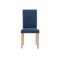 Koa Dining Table 1.5m with Koa Bench 1.4m in Oak with 2 Dahlia Dining Chairs in Navy - 21