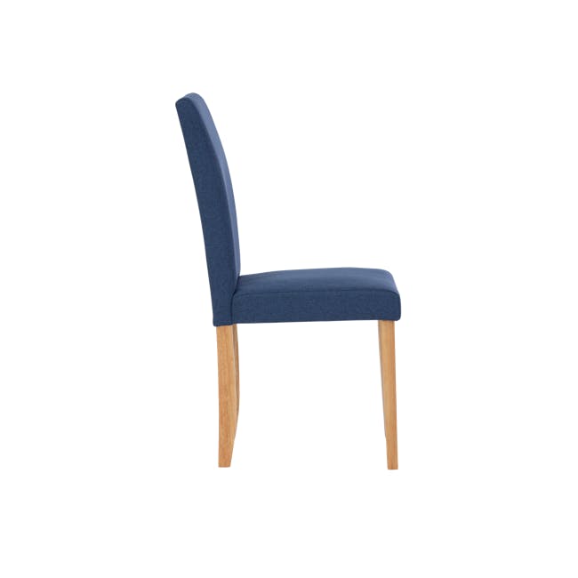 Dahlia Dining Chair - Natural, Navy (Fabric) - 2