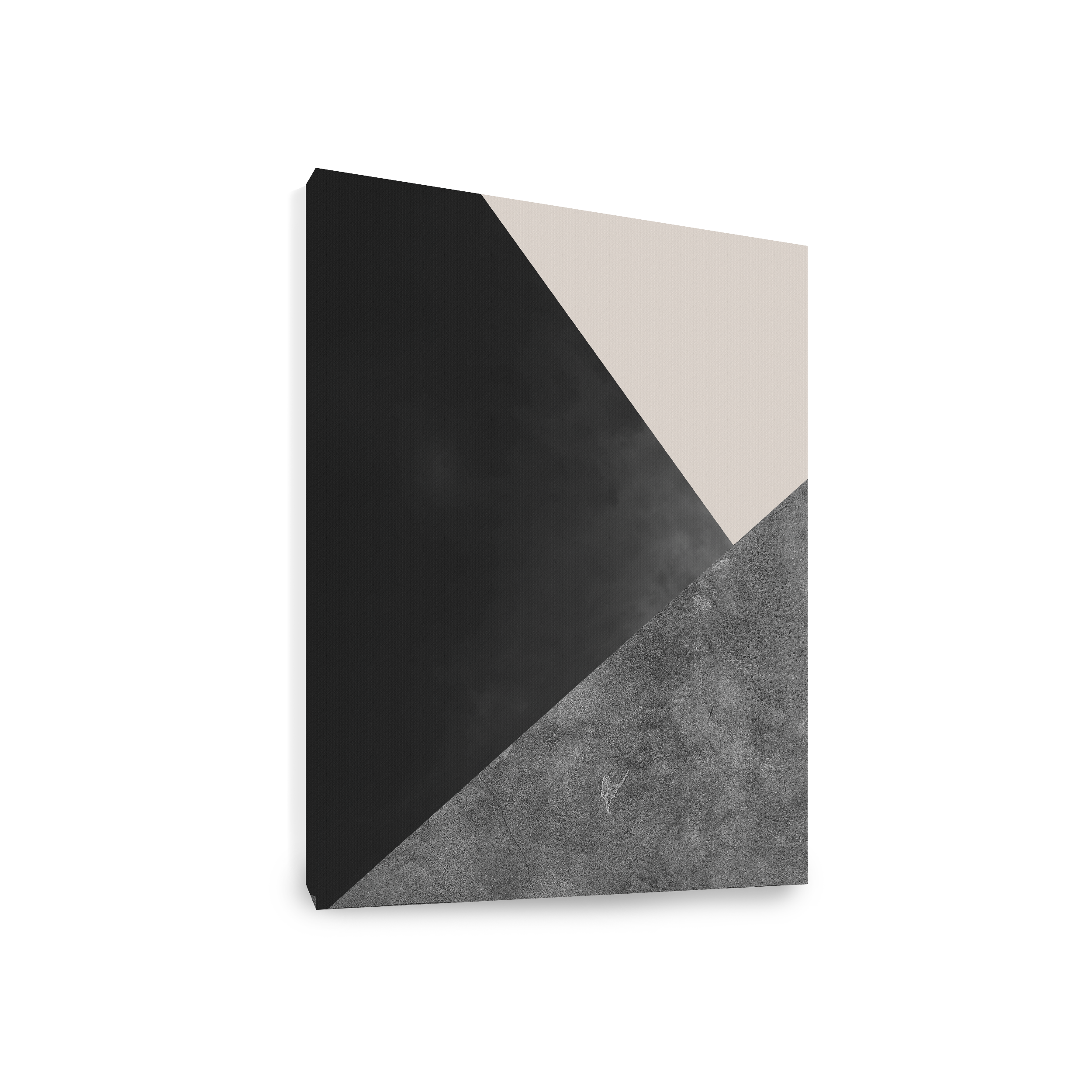 Abstract Art Print on Stretched Canvas 50cm by 70cm Demure, Canvas