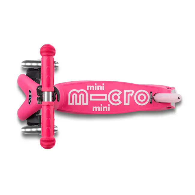 Micro Mini Deluxe Foldable LED Scooter - Pink (Age 1-5) - 6