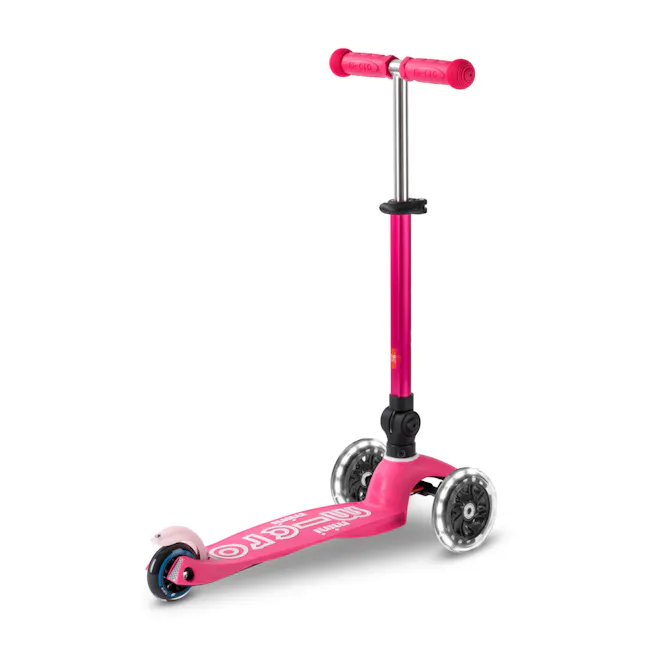 Micro Mini Deluxe Foldable LED Scooter - Pink (Age 1-5) - 3