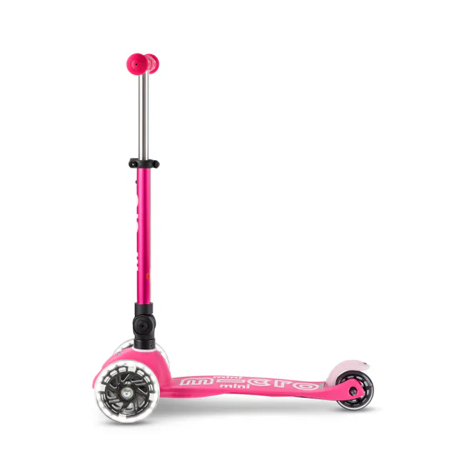 Micro Mini Deluxe Foldable LED Scooter - Pink (Age 1-5) - 5