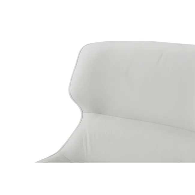 Santiago Dining Chair - Snow (Fabric) - 5 - Sleek and modern design, Minimalist aesthetic, Comfortable seating, High-quality