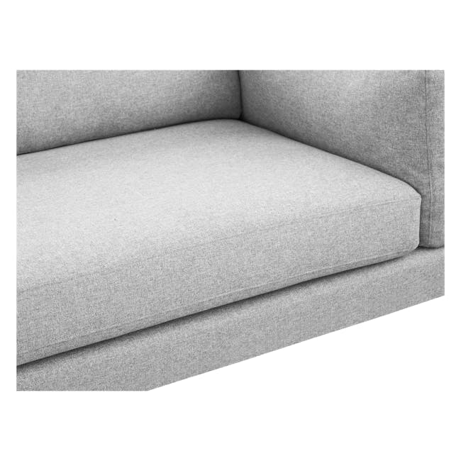 Pierce 3 Seater Sofa - Silver (Eco Clean Fabric) - 3