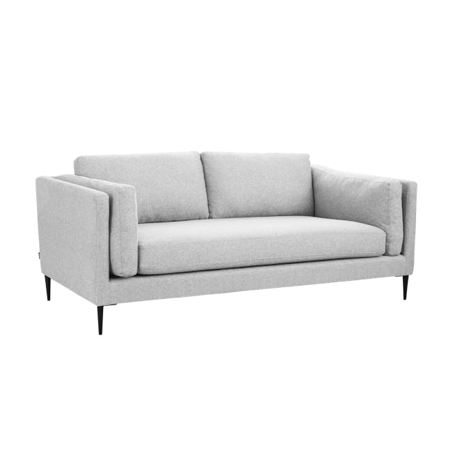 Pierce 3 Seater Sofa - Silver (Eco Clean Fabric) - 2