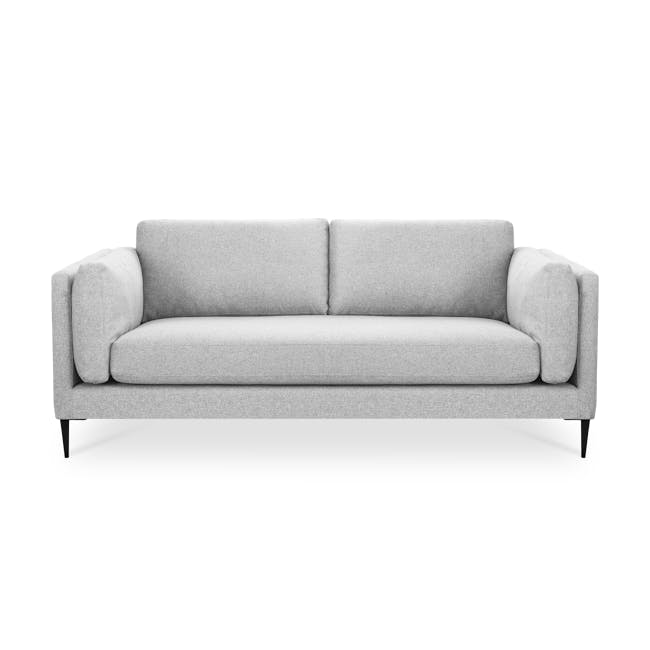 Pierce 3 Seater Sofa - Silver (Eco Clean Fabric) - 0