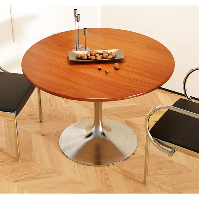Baus Chair - Black (Faux Leather) - 7
