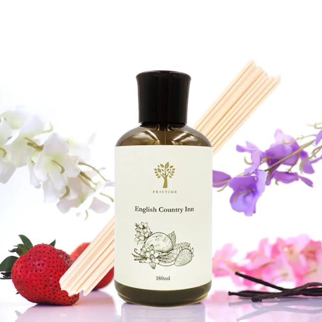 Pristine Arome Home Scent Refill 180ml - English Country Inn (Refill + Reed Stick Set) - 5 - English Country Inn, Premium