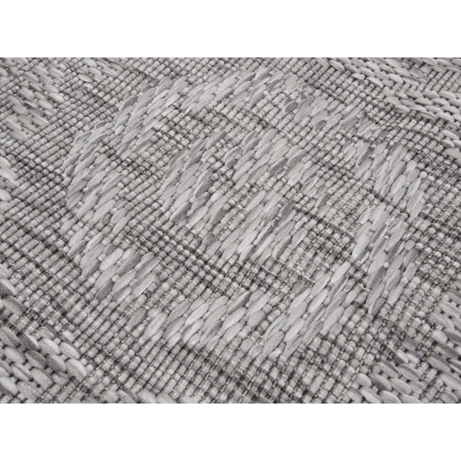 Timber Round Flatwoven Rug 1.2m - Grey - 1