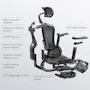Sihoo C100 Ergonomic Chair - White/Grey - 7