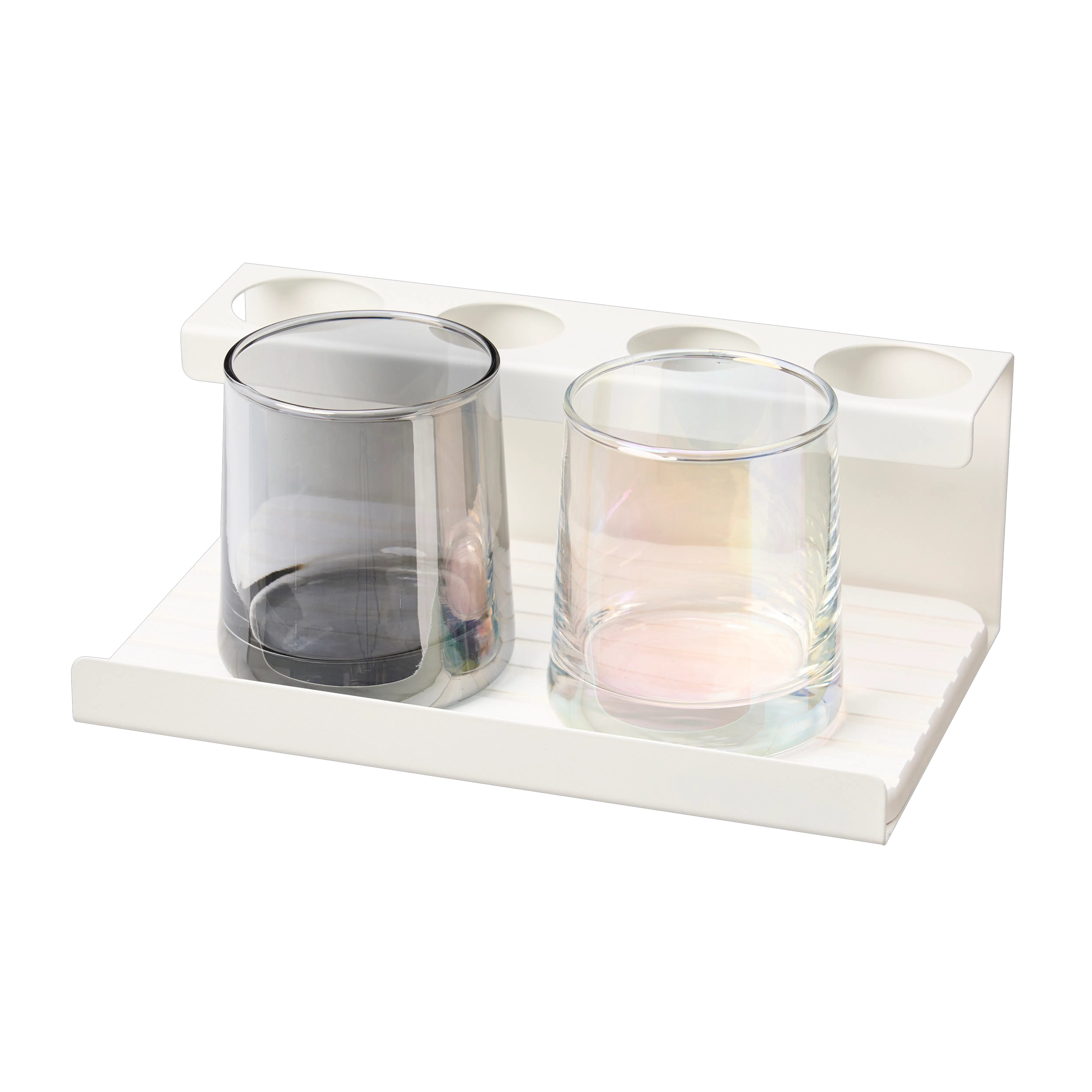 Kieran Toothbrush Toothpaste Holder Cup Set - Ivory