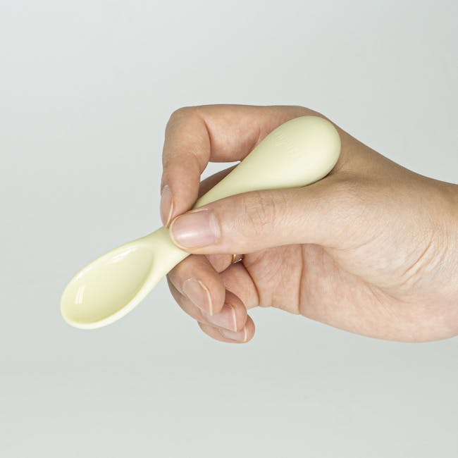 MODU'I Silicone Baby Spoon - Beige (Set of 2) - 10