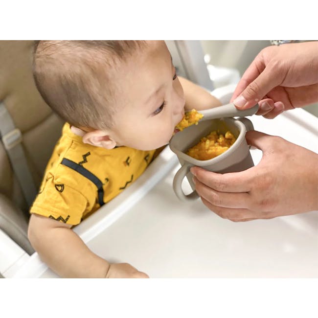 MODU'I Silicone Baby Spoon - Beige (Set of 2) - 1