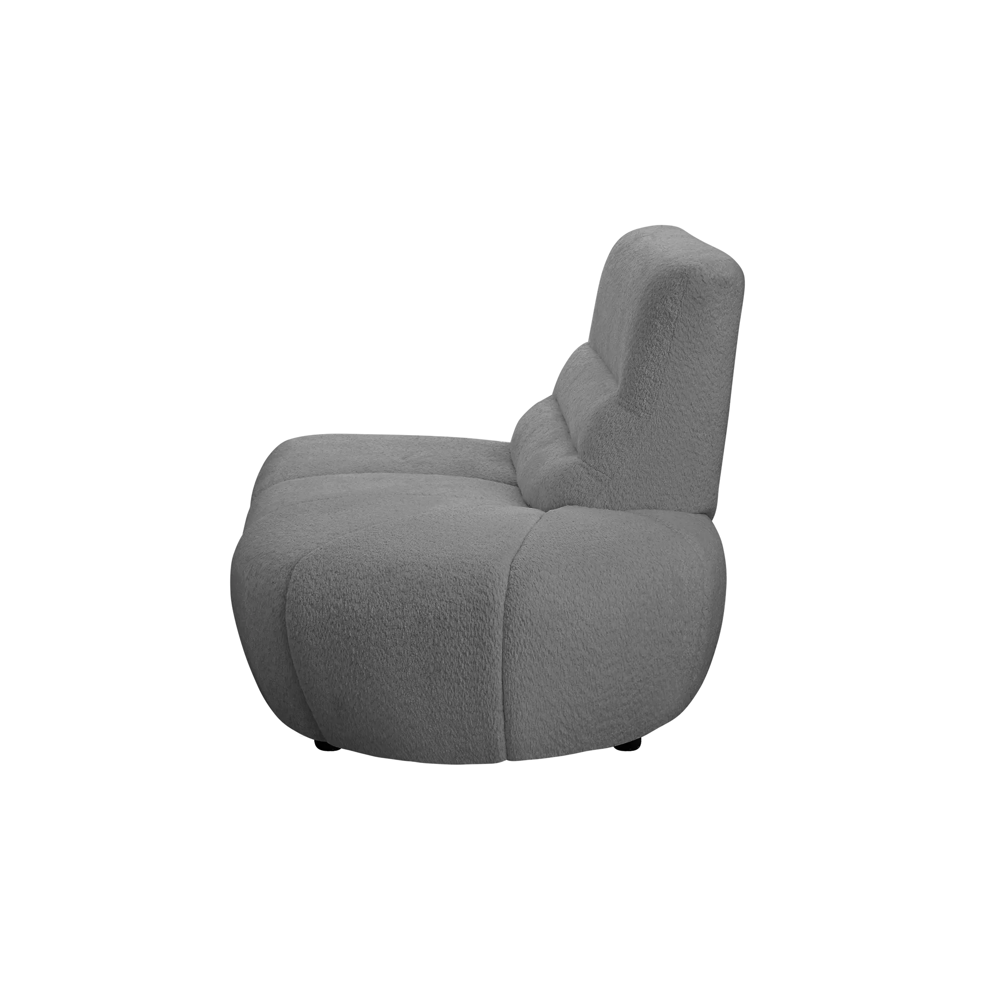 Tara 3 Seater Corner Extended Sofa - Dark Grey - 35