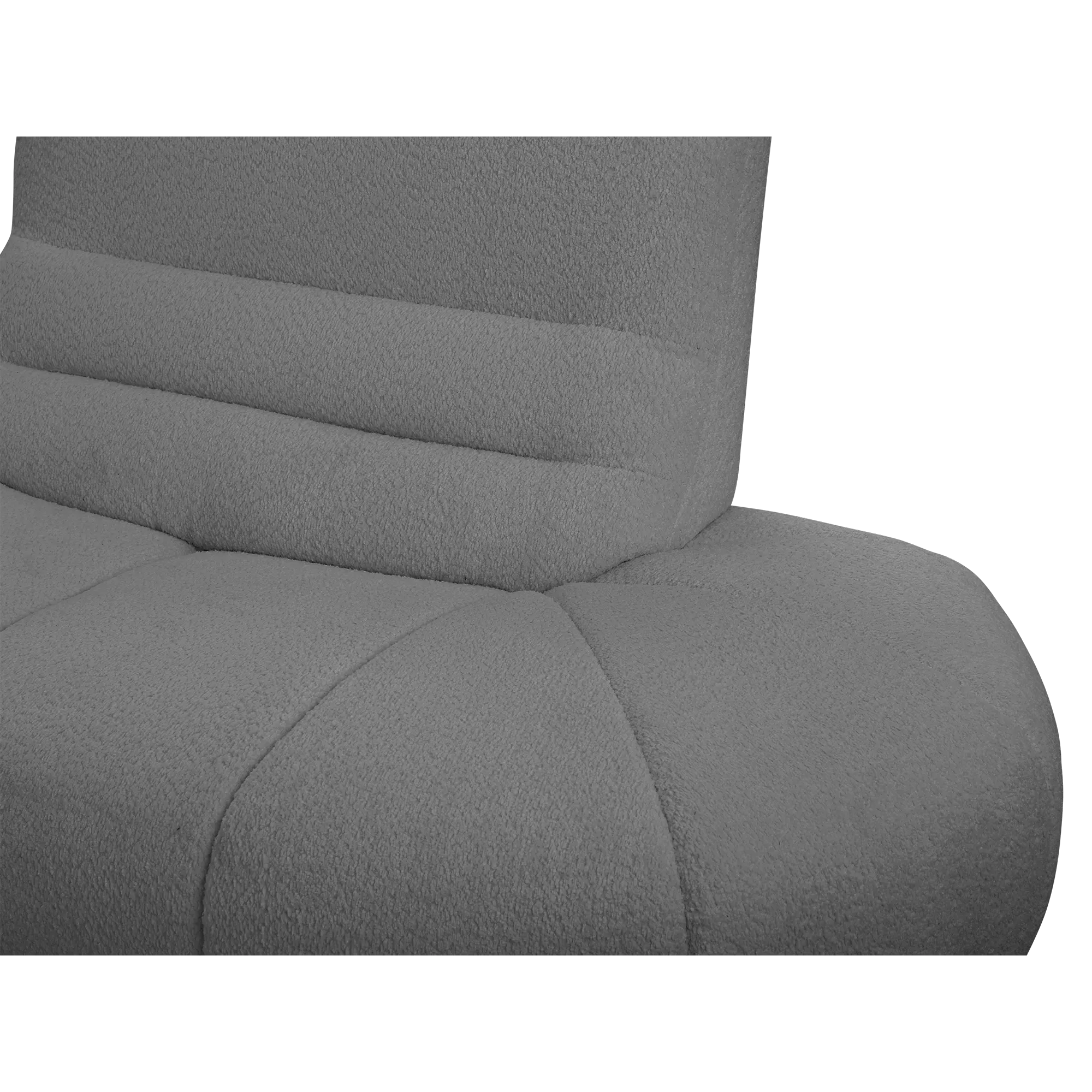 Tara 3 Seater Extended Sofa - Dark Grey - 13