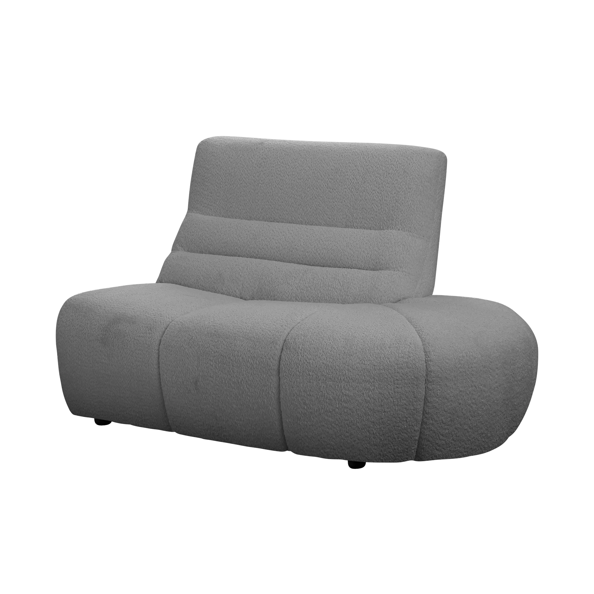 Tara 3 Seater Extended Sofa - Dark Grey - 14