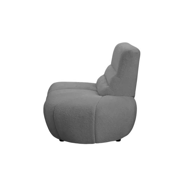 Tara 3 Seater Extended Sofa - Dark Grey - 17