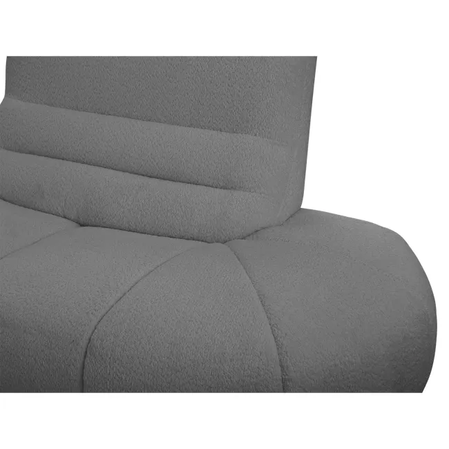 Tara Large Corner Sectional Extended Sofa - Dark Grey - 3