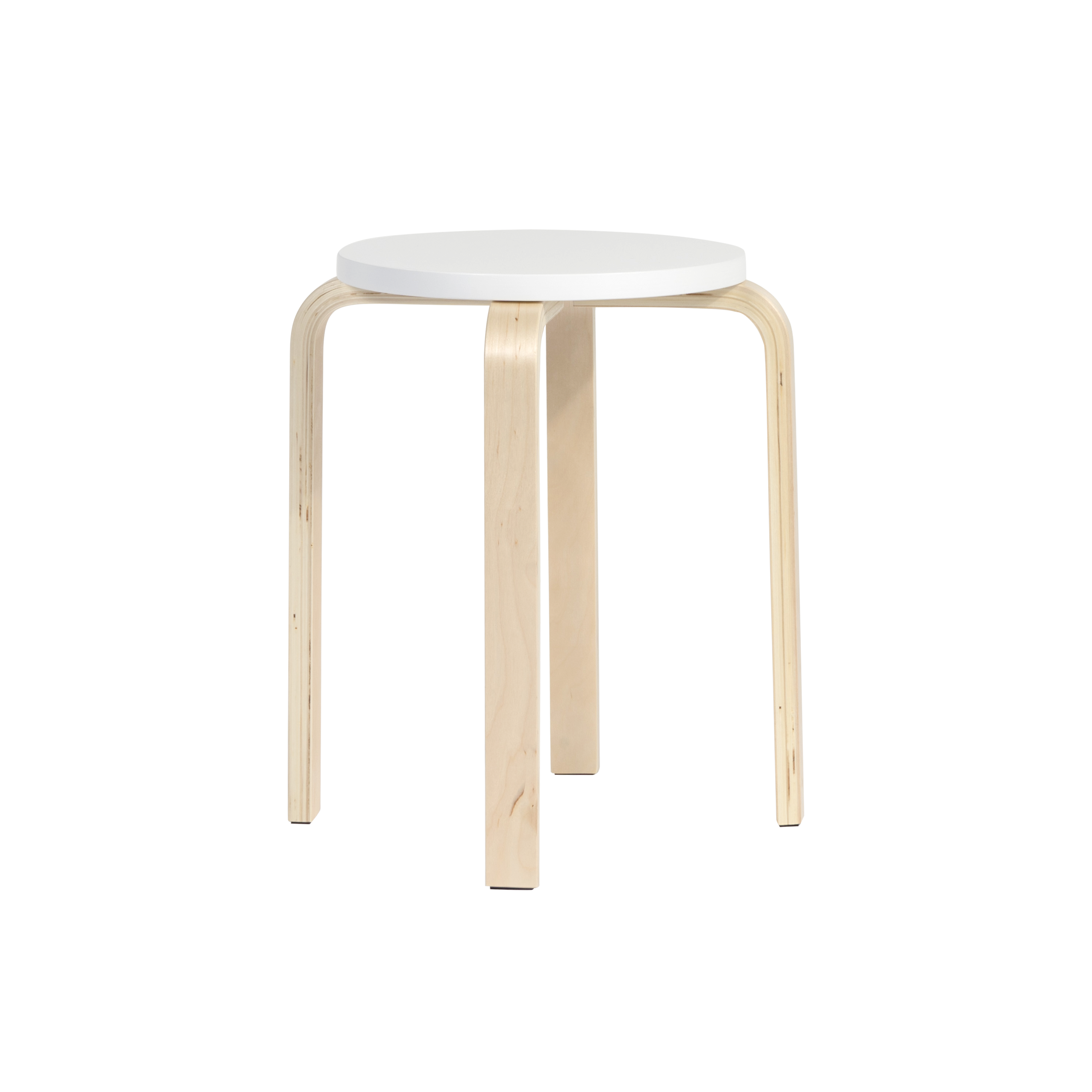 Mizuki Stackable Stool - White, Stackable Stools by HipVan | HipVan