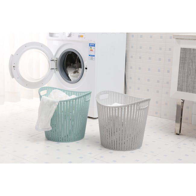 Alice Laundry Basket - Grey - 4
