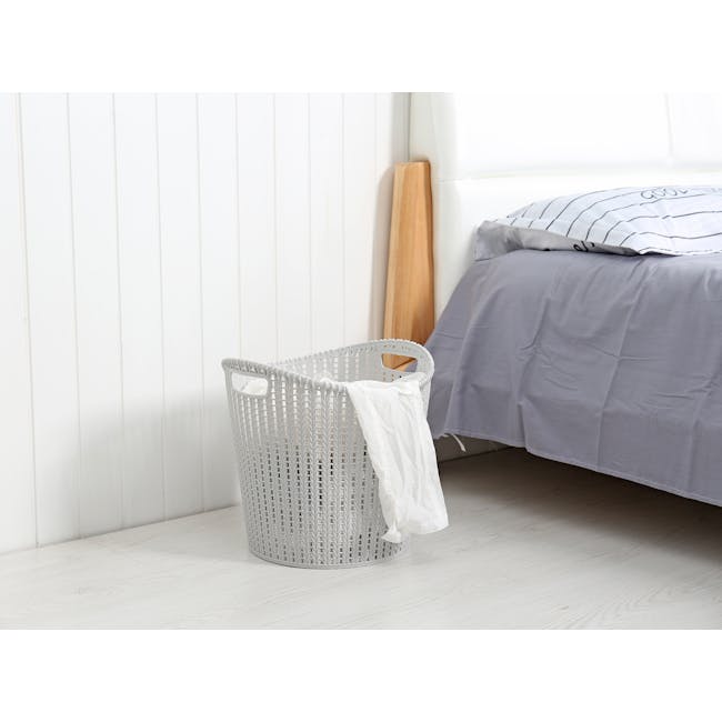 Alice Laundry Basket - Grey - 2