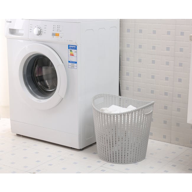 Alice Laundry Basket - Grey - 1