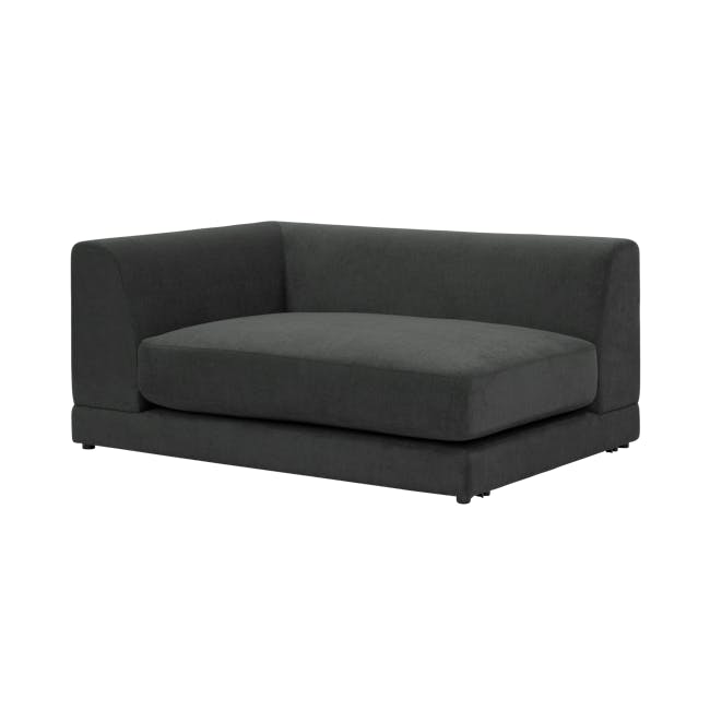 Abby L-Shaped Lounge Sofa - Granite - 8
