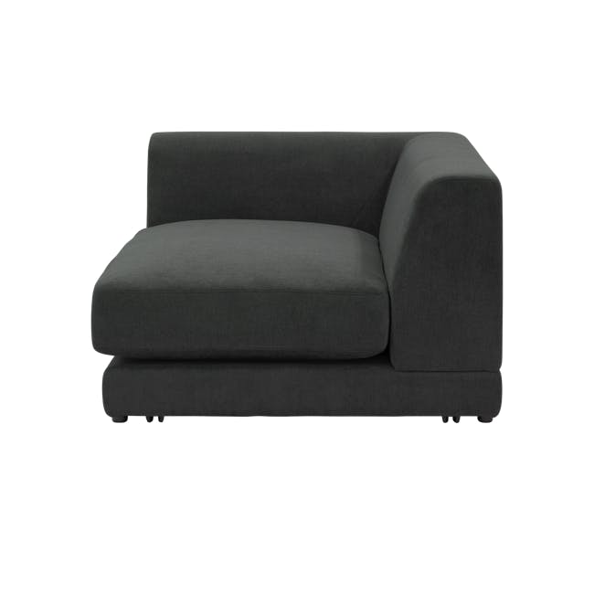 Abby L-Shaped Lounge Sofa - Granite - 9