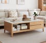 Devin Coffee Table 1m (Sintered Stone) - 1